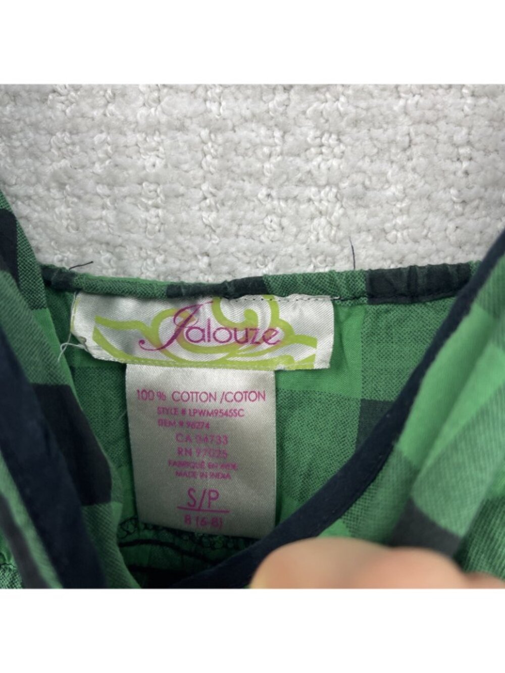 Y2k Green Plaid Babydoll Dress Grunge Skater 2000's Wom Sz S Spaghettis Straps - Picture 4 of 7